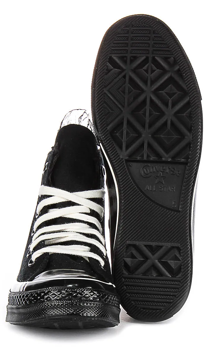 Converse Chuck 70s A10026C Ruffles & Bow In Black