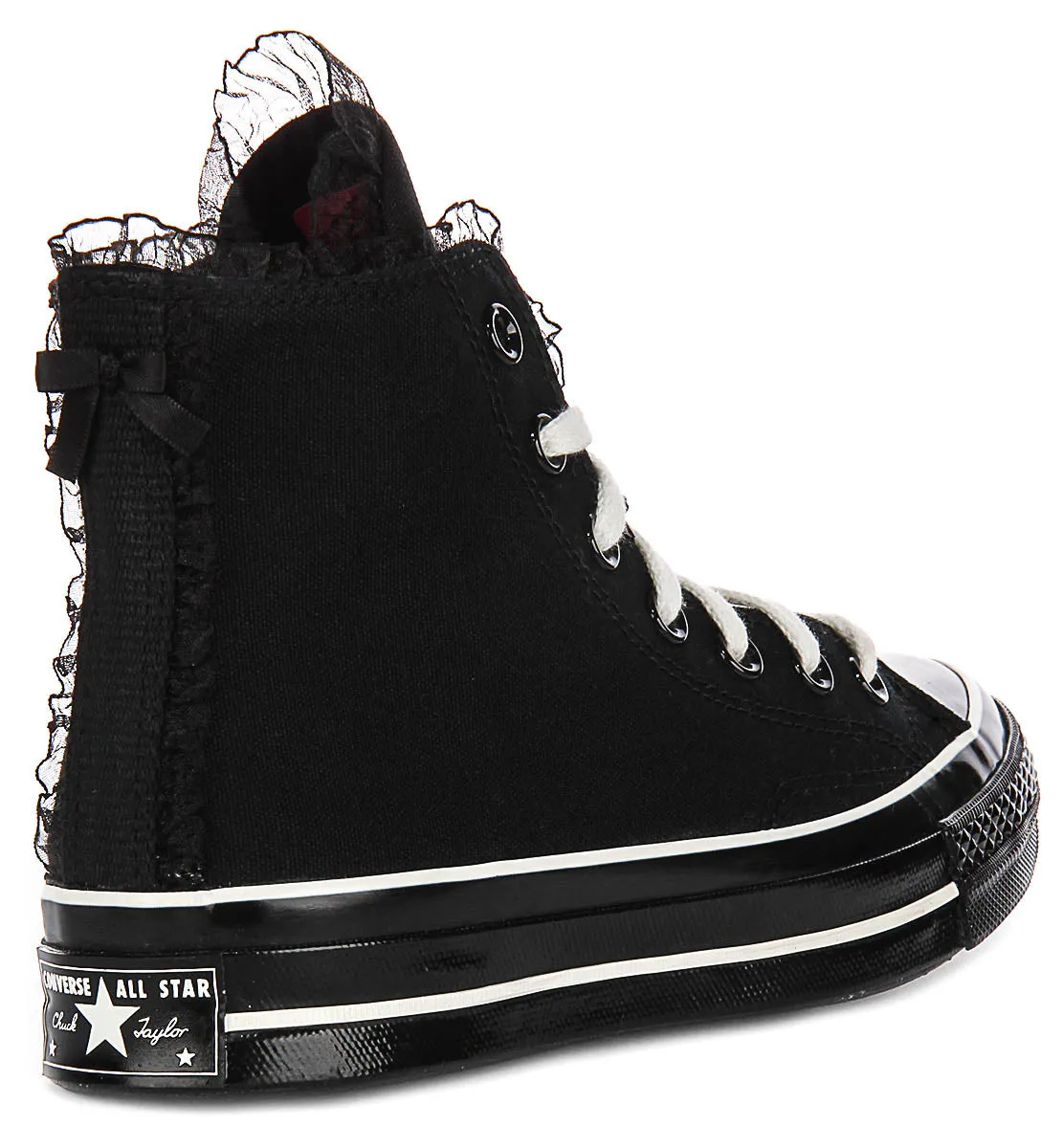 Converse Chuck 70s A10026C Ruffles & Bow In Black