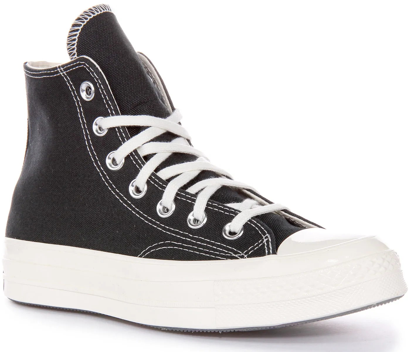 Converse Chuck 70s Hi A07108C In Black White Flower