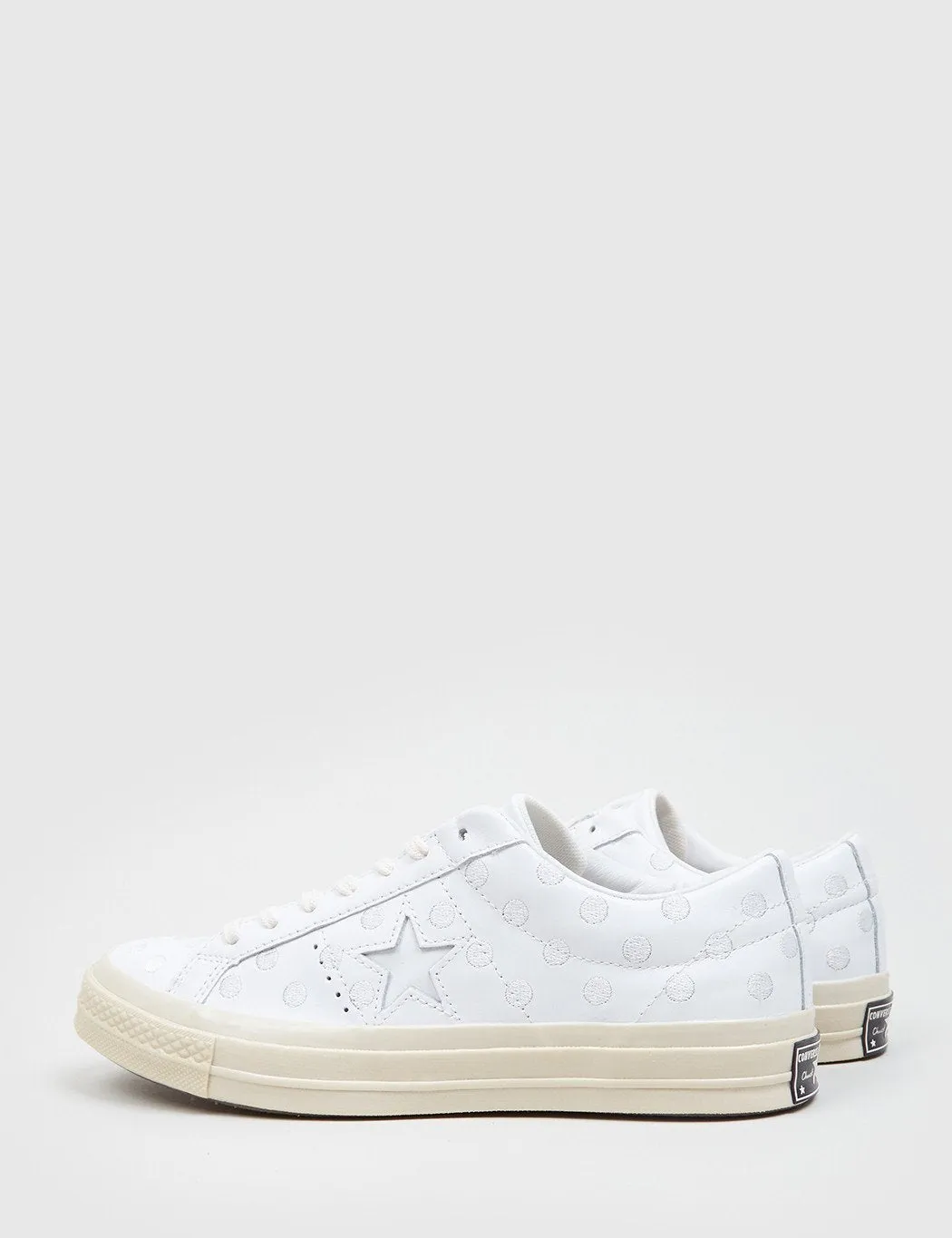 Converse Leather One Star '74 (Polkadot Leather) - White