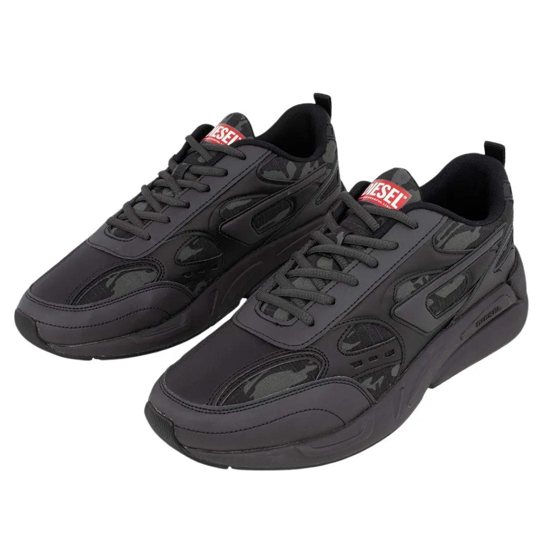 Diesel S-Serendiptiy Black Sport Sneakers