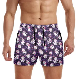 Disney Aristocats Marie Because I'm A Lady Men's Quick Dry Athletic Shorts