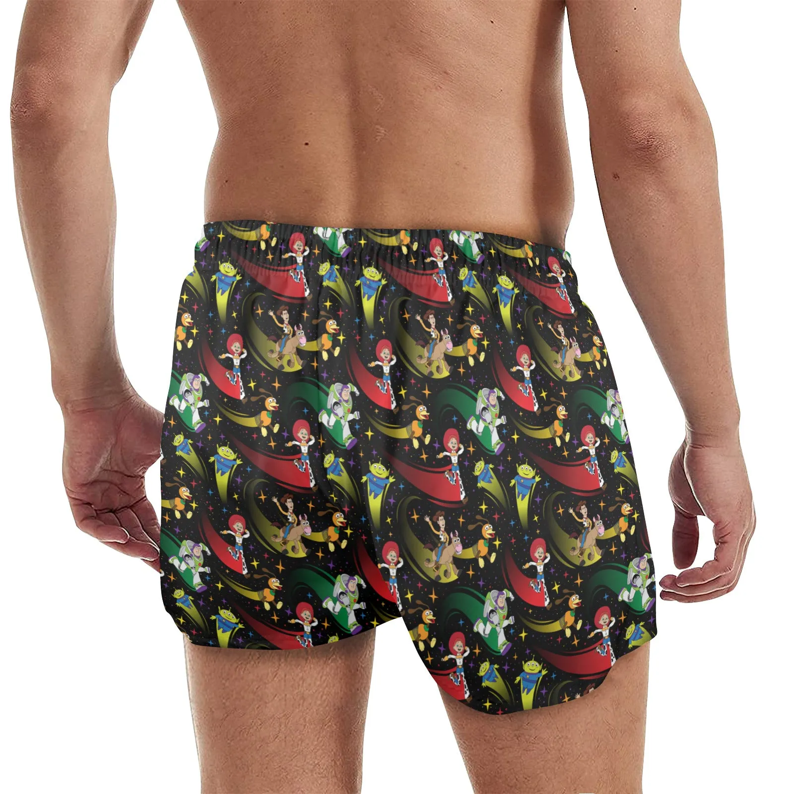 Disney Toy Story Roundup Friends Men's Quick Dry Athletic Shorts