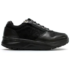 Dynamo Zip Velour Leather Women's Low Top Trainers