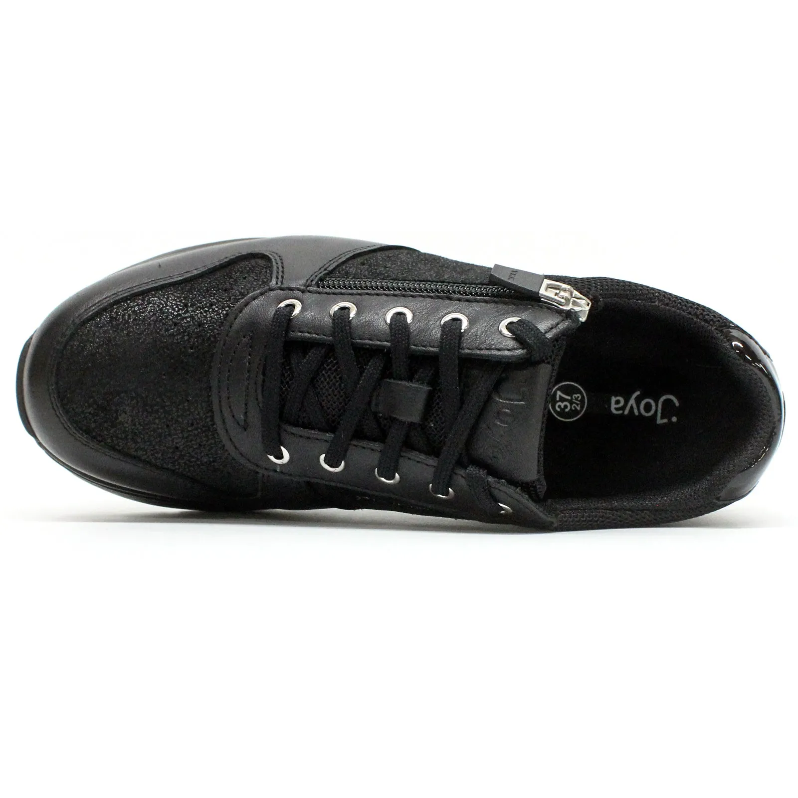 Dynamo Zip Velour Leather Women's Low Top Trainers