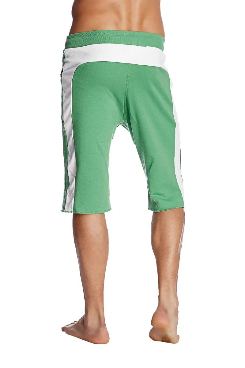 Eco-Track Short (Bamboo Green w White)