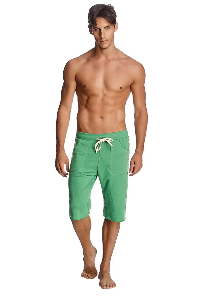 Eco-Track Short (Bamboo Green w White)