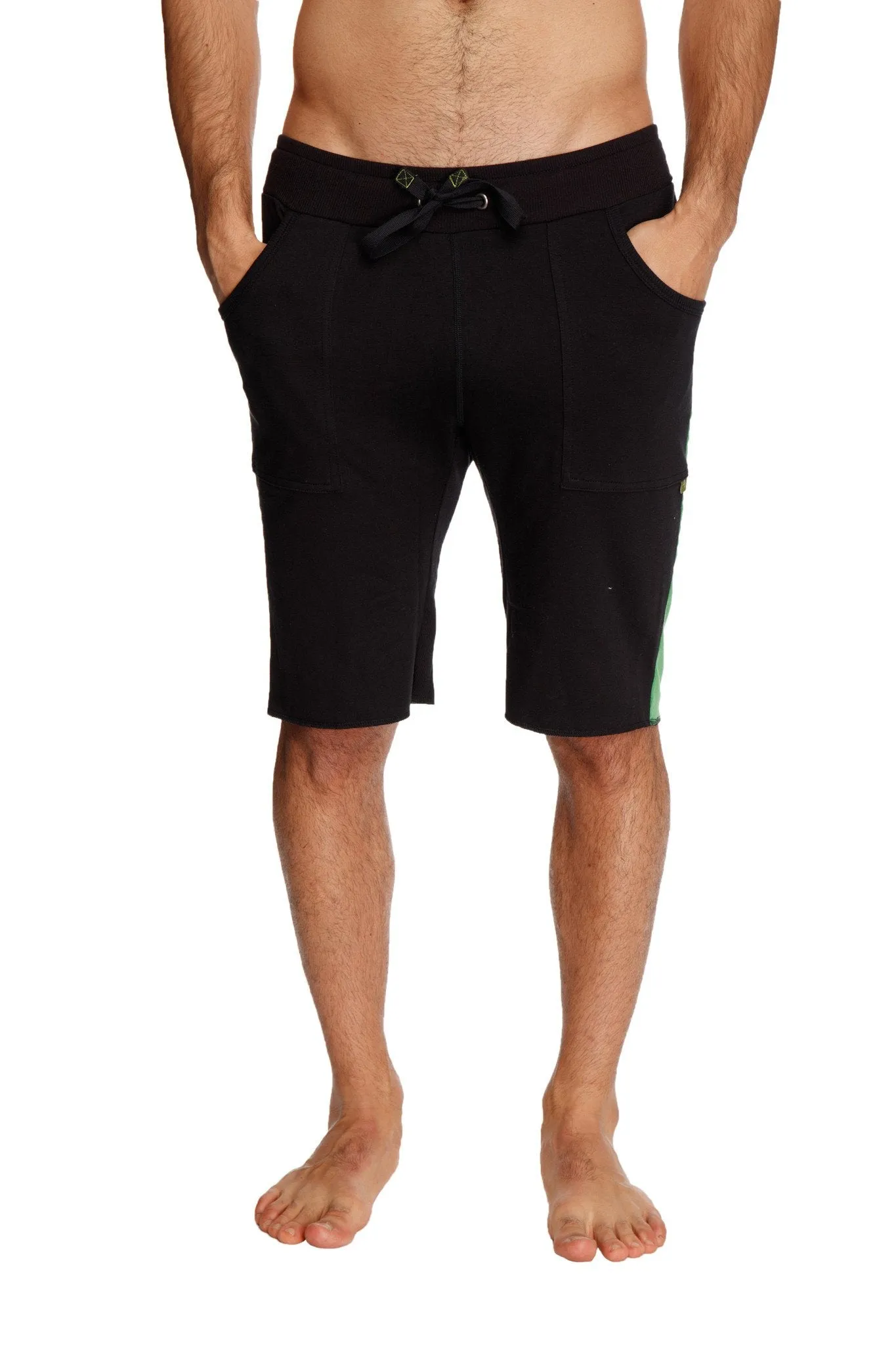 Eco-Track Short (Black w/Bamboo Green)