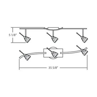 Eurofase 12400-027 MIR 3-Light Track