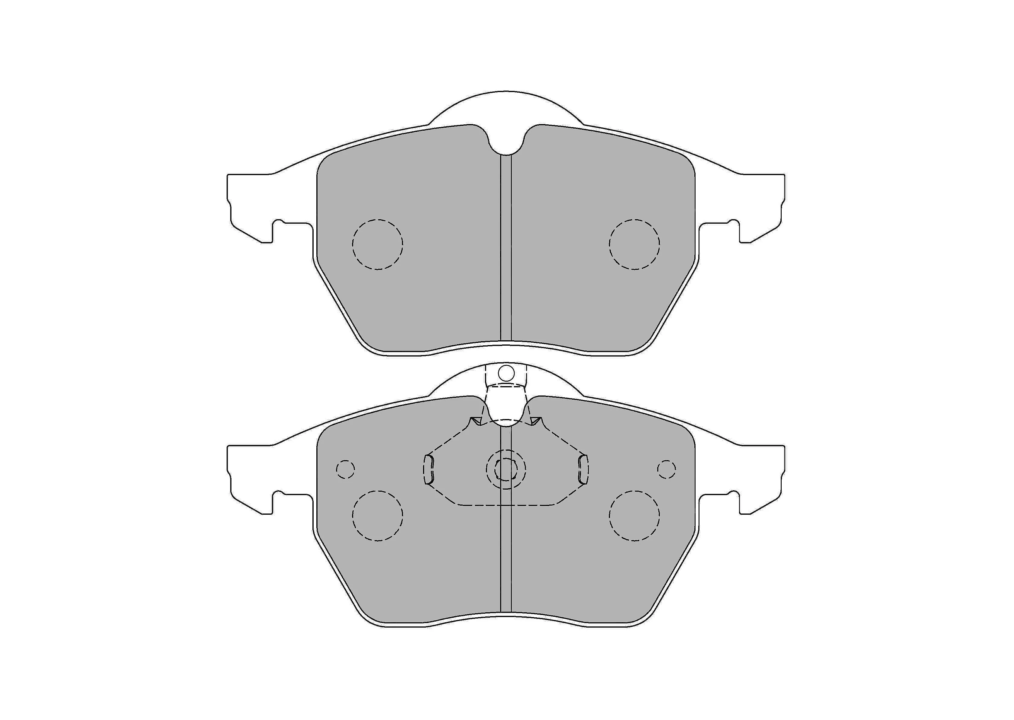 FERODO FCP1068H DS2500 Pads Front For Astra OPC/CALIBRA/VECTRA B