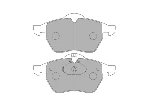 FERODO FCP1068H DS2500 Pads Front For Astra OPC/CALIBRA/VECTRA B