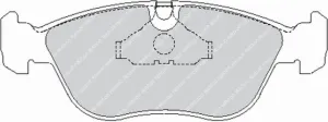 FERODO FCP1285H DS2500 Brake pads