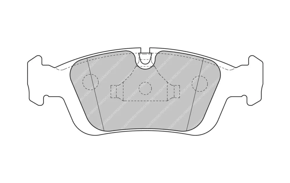 FERODO FCP1300H DS2500 Brake pads front E46 318/320/323/325/328 / Z3 / E85/E86 Z4