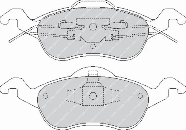 FERODO FCP1318H DS2500 Brake Pads front FORD FOCUS I