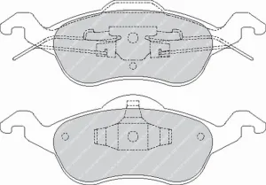 FERODO FCP1318H DS2500 Brake Pads front FORD FOCUS I