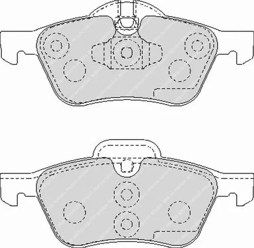 FERODO FCP1499H DS2500 Brake pads front MINI COOPER MK1