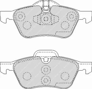 FERODO FCP1499H DS2500 Brake pads front MINI COOPER MK1