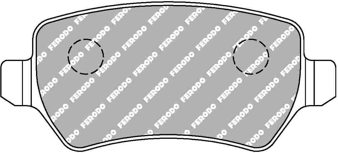 FERODO FCP1521H Brake padsset rear OPEL ASTRA H/MERIVA/ZAFIRA B models