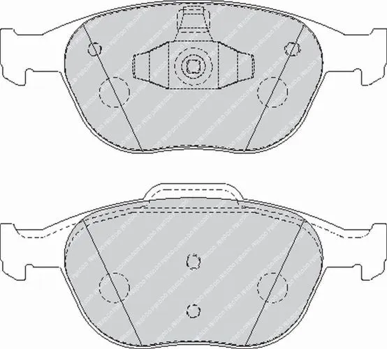 FERODO FCP1568H DS2500 Brake pads front FORD FIESTA ST / FOCUS ST170