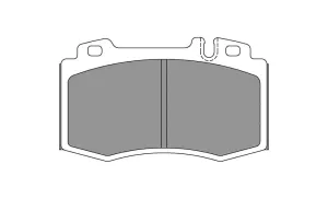 FERODO FCP1661H DS2500 Brake pads front MERCEDES S203/W203/C215/C209/C219/S211/W211/W163/W220/R230