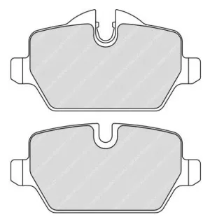 FERODO FCP1806H DS2500 Brake pads rear MINI COUNTRYMAN (R60)