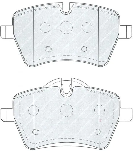 FERODO FCP4080H DS2500 Brake pads front MINI MK1 JCW / MK2 COOPER S / COUNTRYMAN