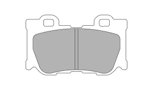 FERODO FCP4173H DS2500 Brake pads rear INFINITI FX50 / G37 Coupe / NISSAN 370Z (Akebono)