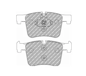 FERODO FCP4394H DS2500 Front brake pads BMW 1 F20 (BOSCH)