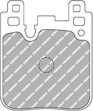 FERODO FCP4663H Brake pads rear BMW F20, F30 (M Performance), F80 M3, F82 M4