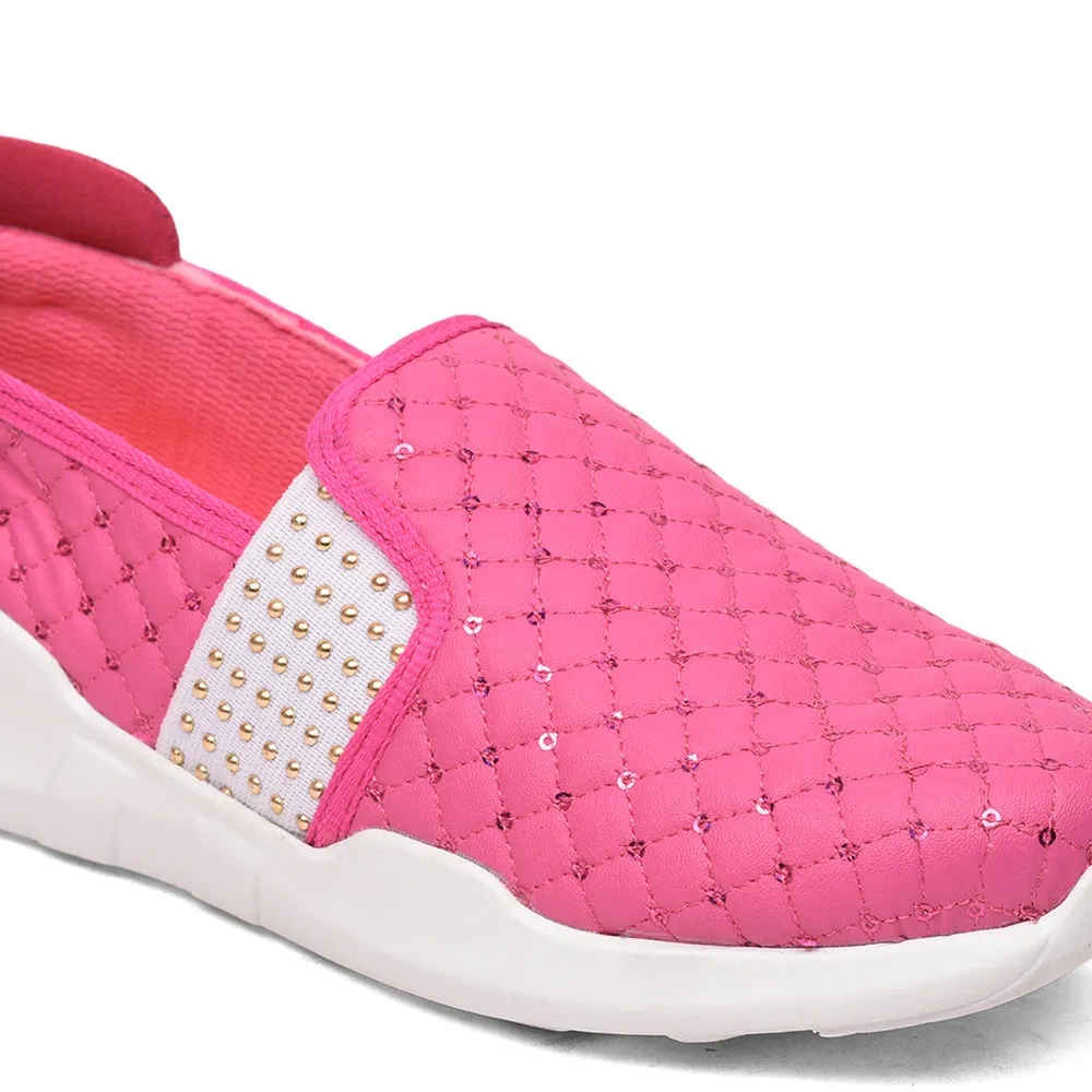 Force 10 By Liberty Pink Slip On Casual Shoes For Women (AVILA-32)