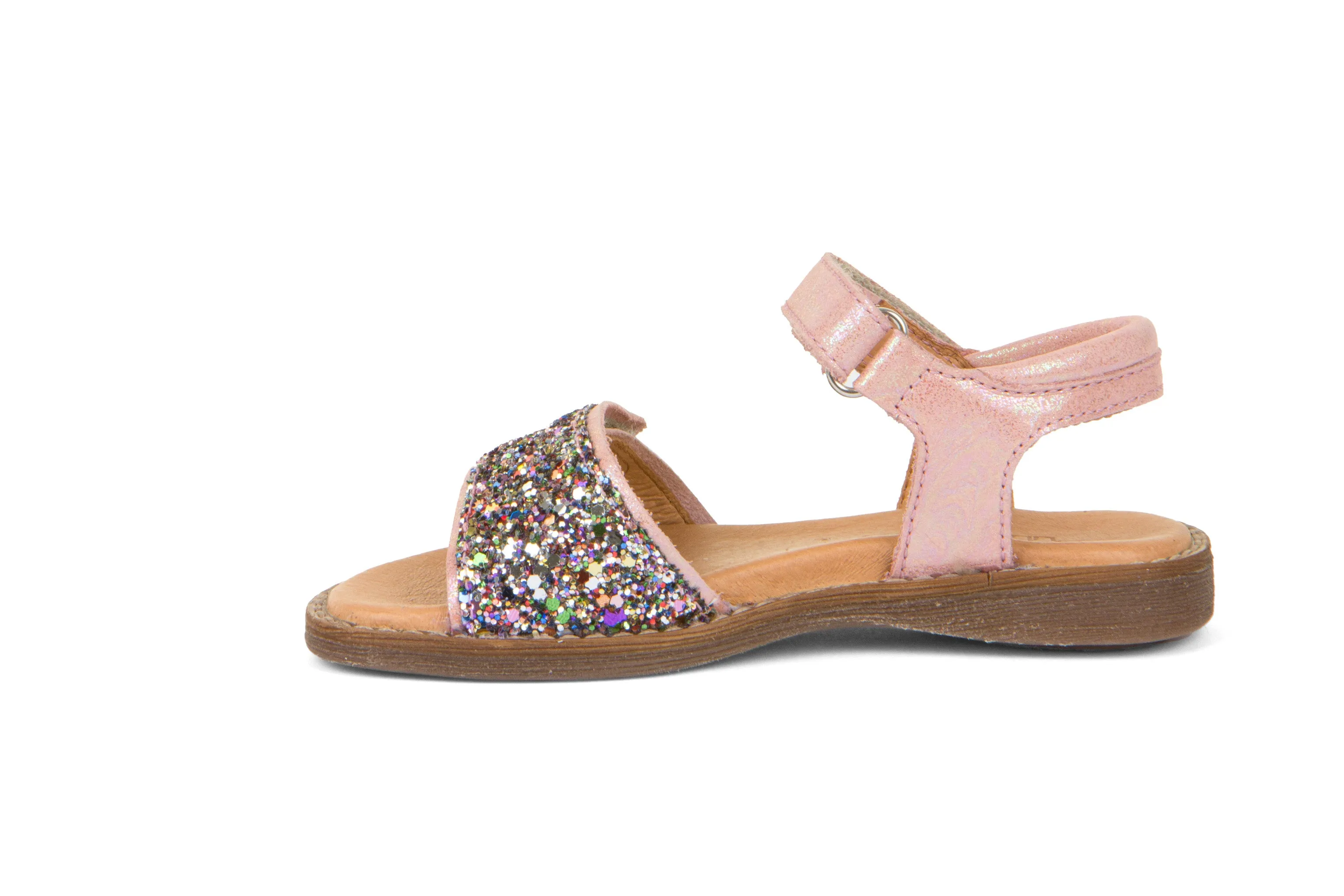 Froddo Girl's Lore Sparkle Sandals - Pink Shine