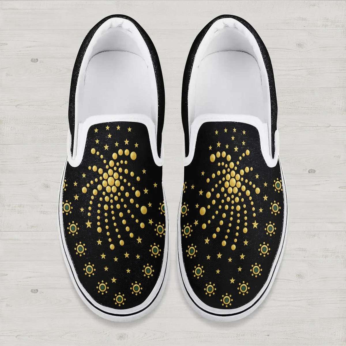 Gearhomie Elvis The Fireworks Slip On Shoes