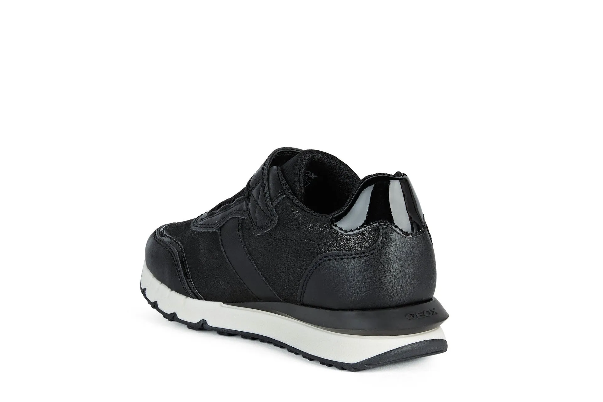 Geox Fastics Girls Black Trainer