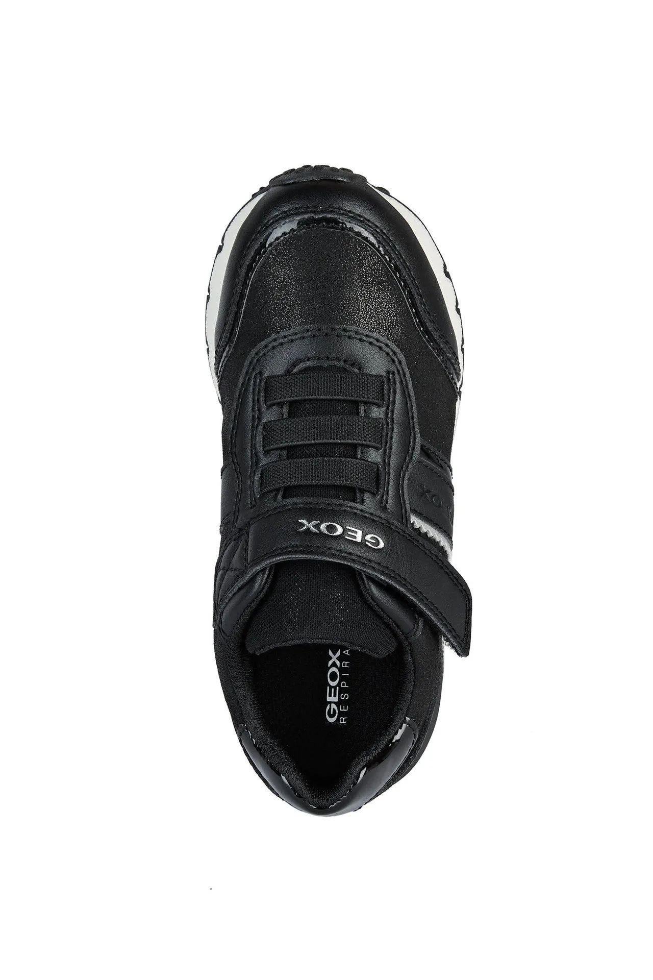 Geox Fastics Girls Black Trainer