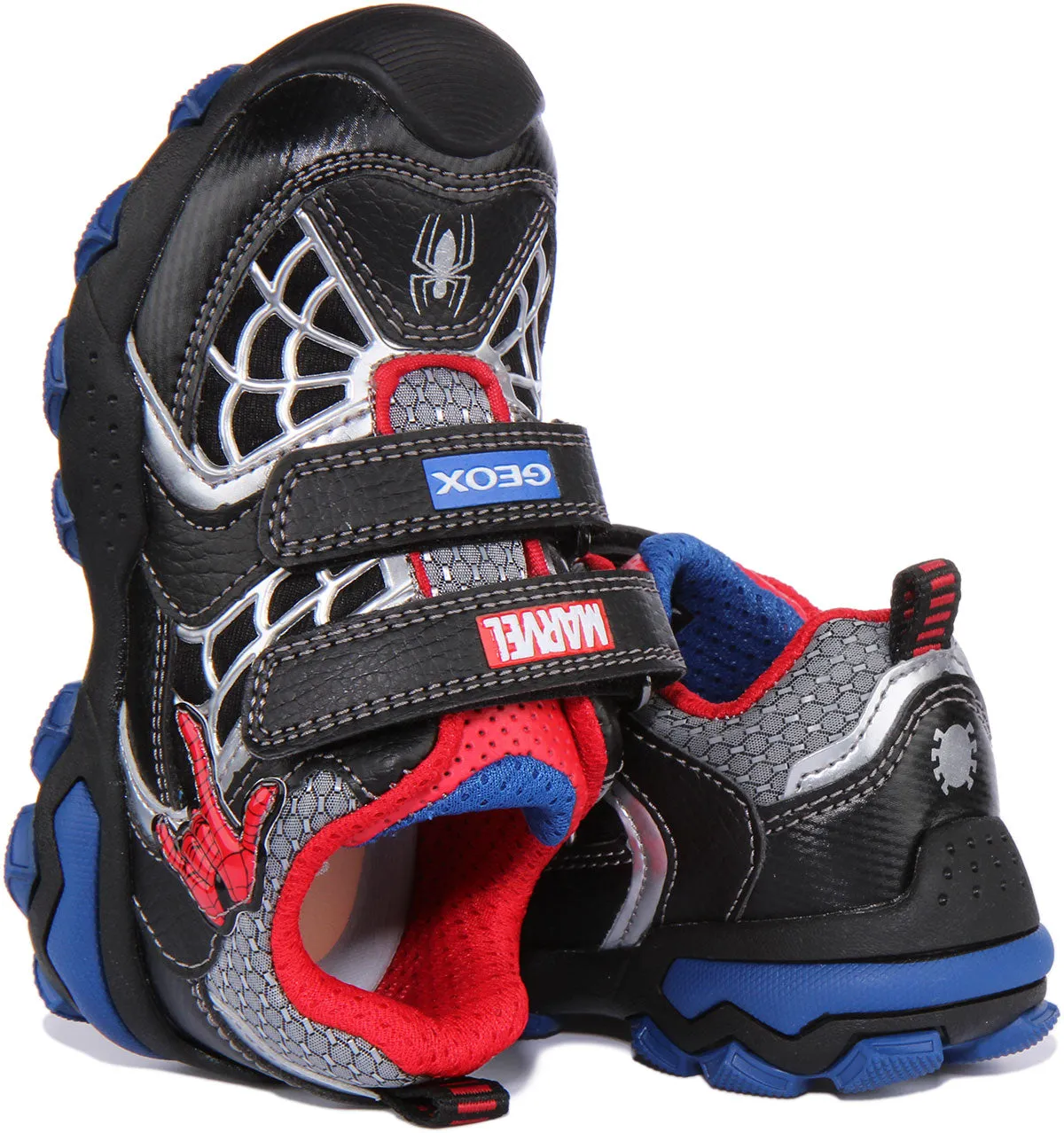 Geox J Buller B. A In Black Red For Kids