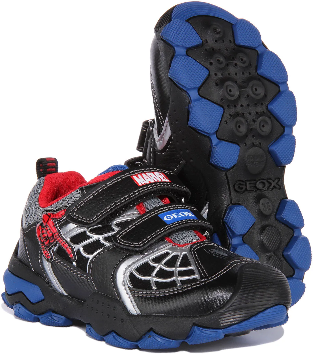 Geox J Buller B. A In Black Red For Kids