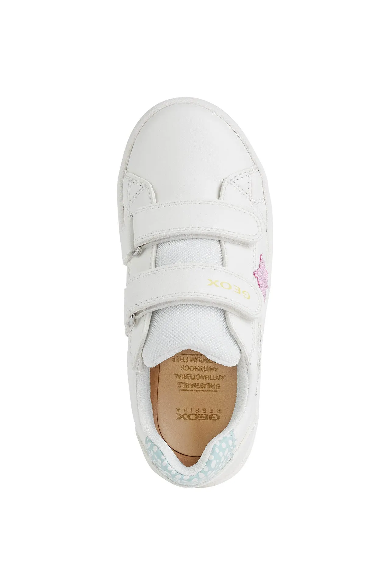 Geox Kathe Girls White Trainer