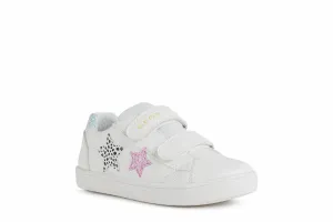 Geox Kathe Girls White Trainer