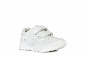 Geox Pavel Boys-Girls White Trainer