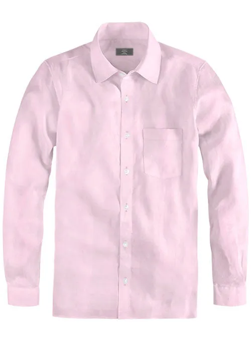 Giza Light Pink Cotton Shirt