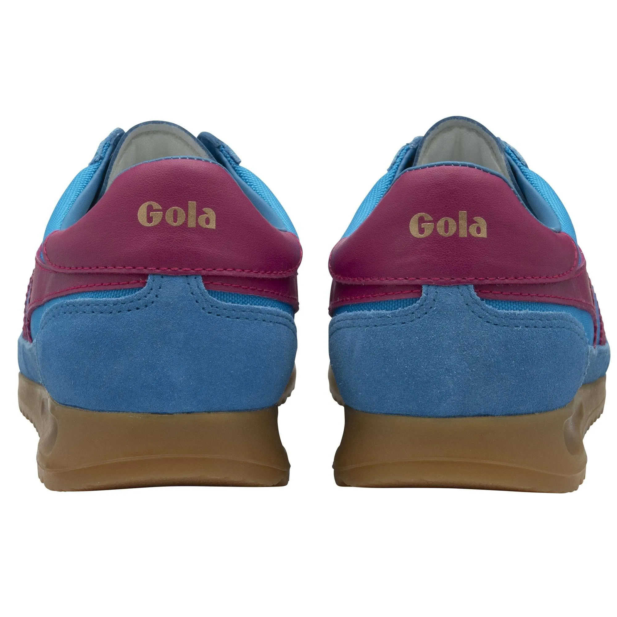 Gola Tornado Ladies Santorini/Fuchsia Suede Lace Up Trainers