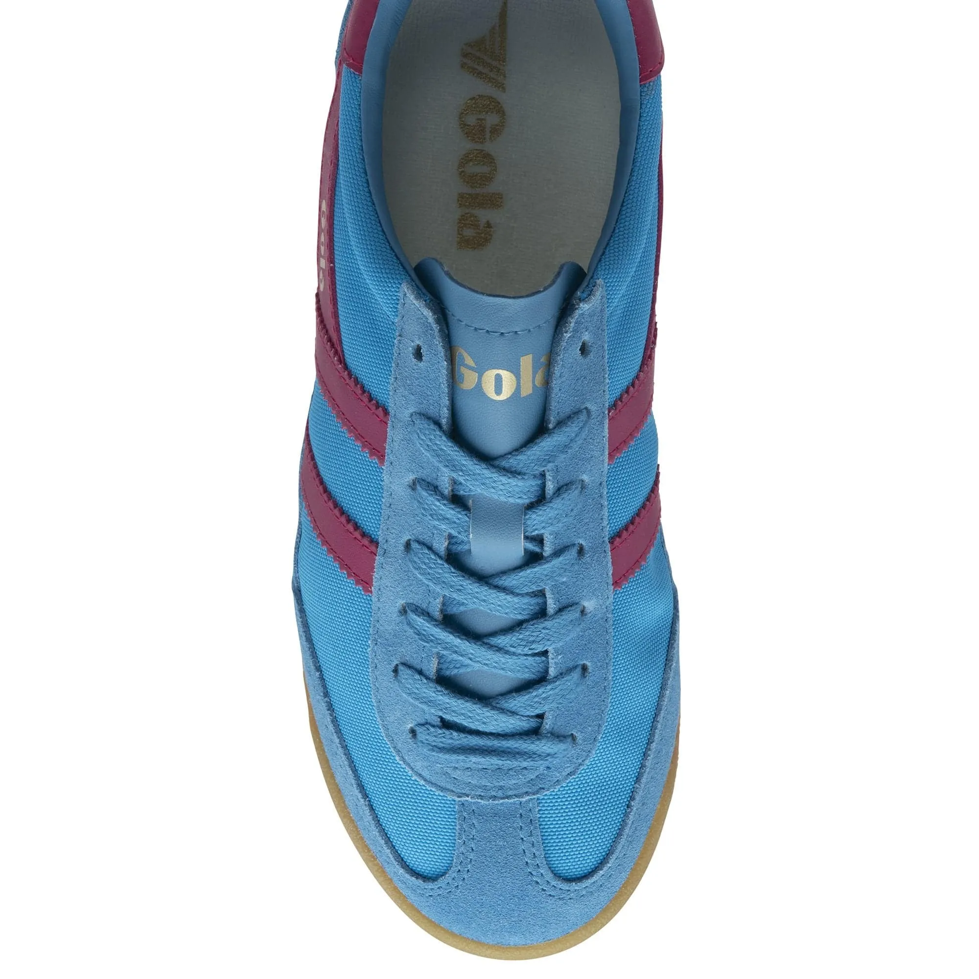 Gola Tornado Ladies Santorini/Fuchsia Suede Lace Up Trainers