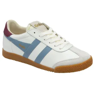 Gola Womens Elan Leather Trainer White/Iceberg/Cerise