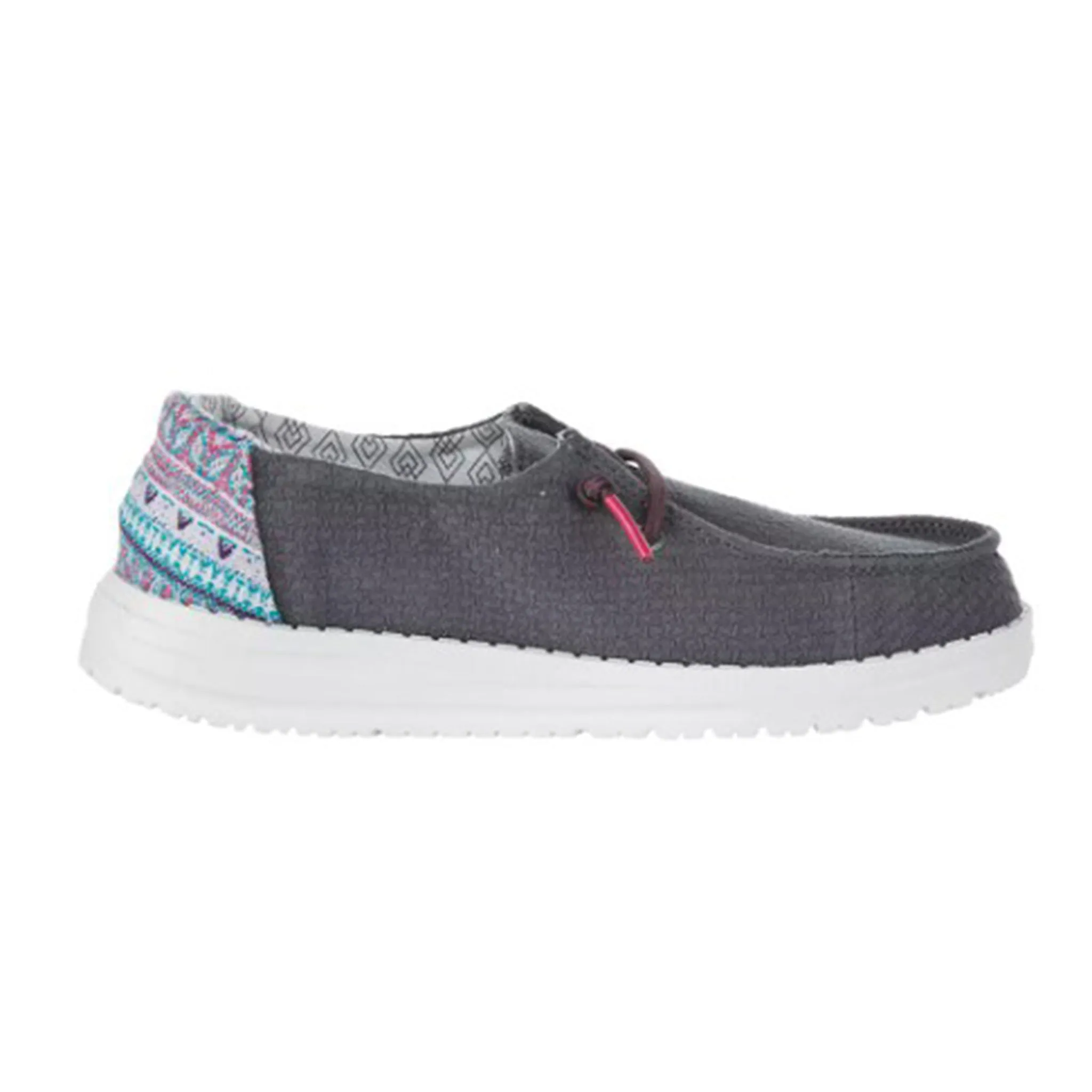 Hey Dude Youth Wendy Aztec Grey Casual Shoes