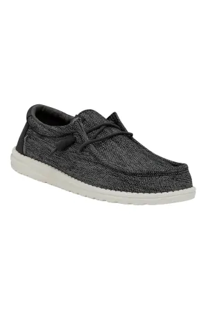 HEYDUDE Men’s Wally Ascend Woven Shoes in Abyss | 40002-1FU