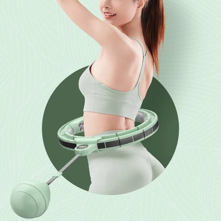 Intelligent Counting Magnetic Therapy Massage Fitness Ring   Sweat Belt, Within 230 Catties(Avocado Green)