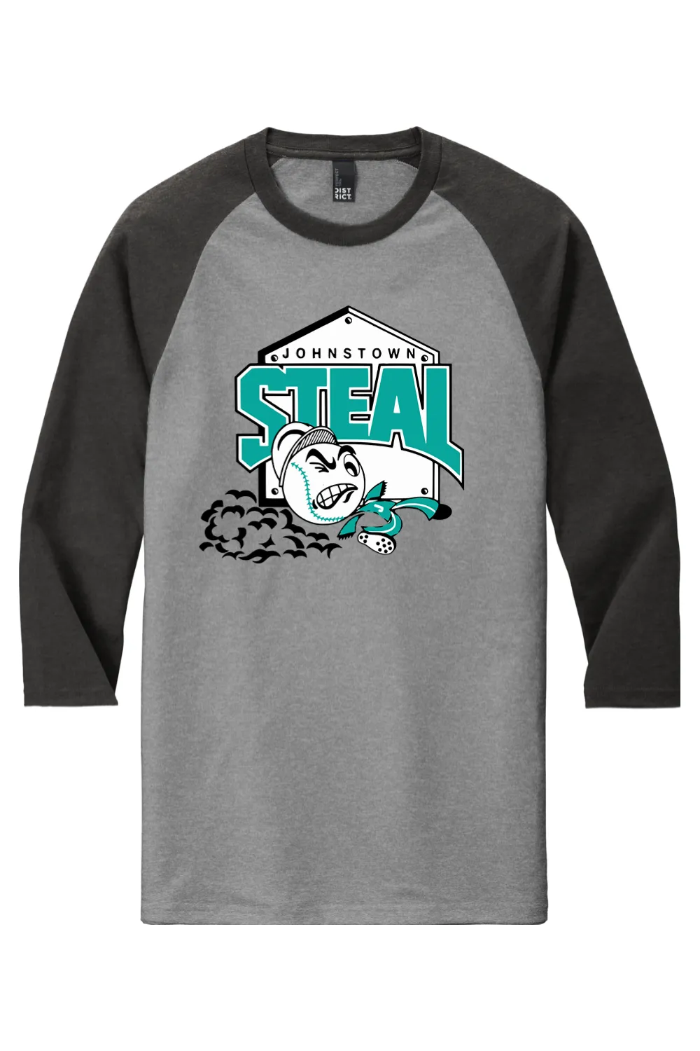 Johnstown Steal Baseball - Raglan Tee