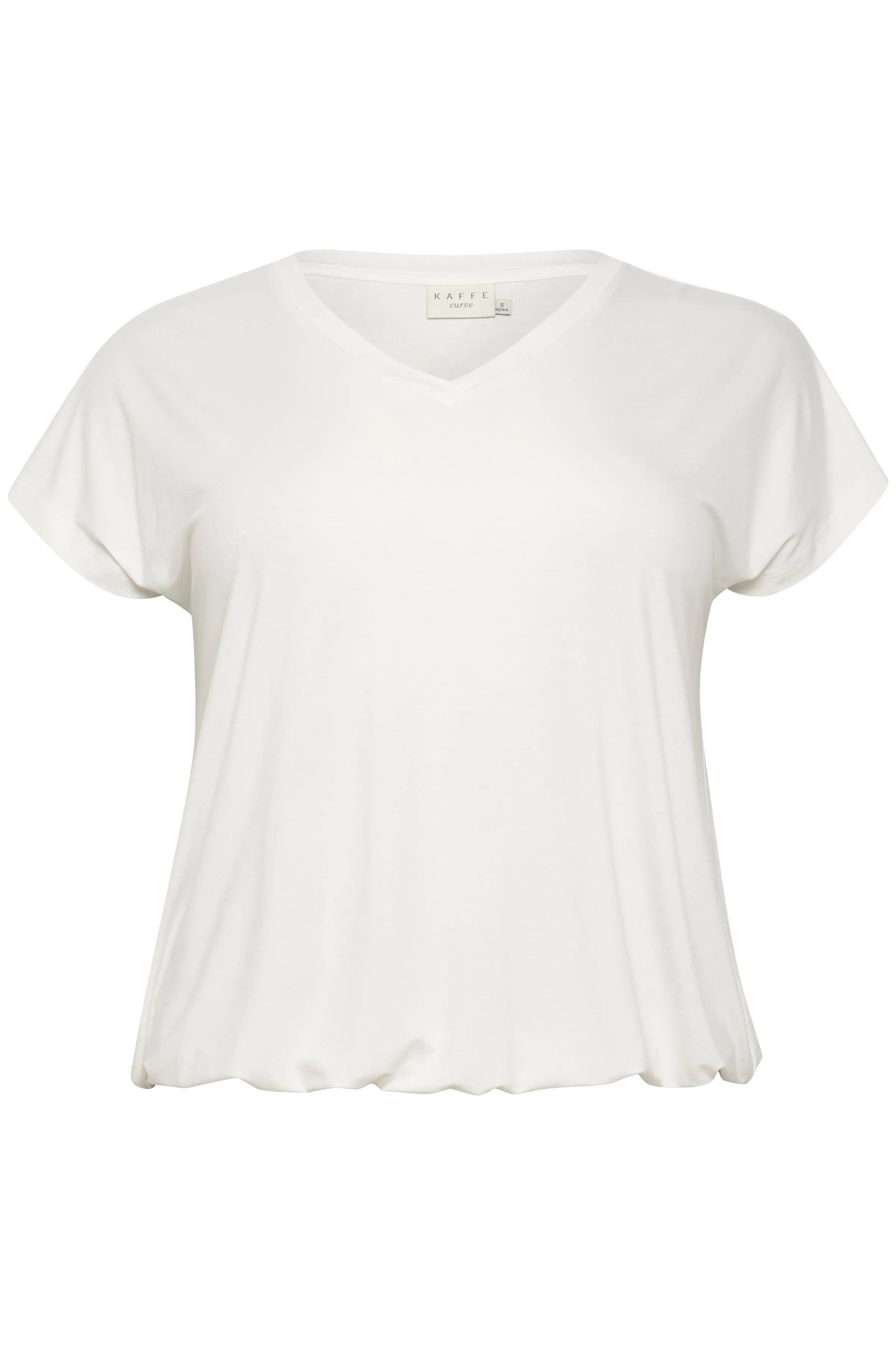 Kaffe Curve Jena Tee in White