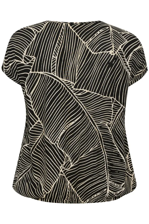 Kaffe Curve Stanley Blouse in Leaf Print