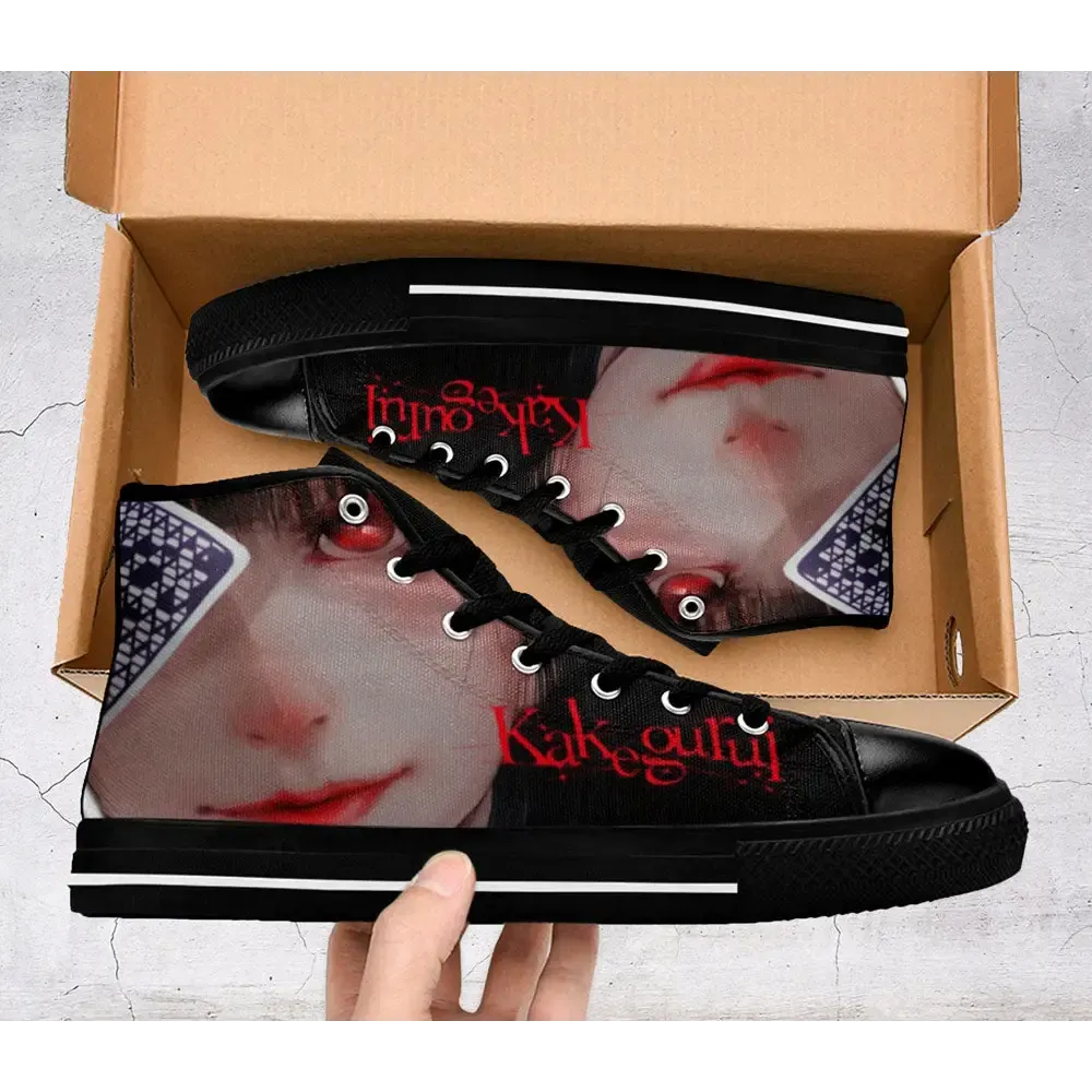 Kakegurui Compulsive Gambler Yumeko Jabami Shoes High Top Sneakers for Kids and Adults